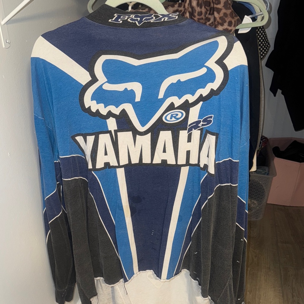 Yamaha Blue and Black Graphic Shirt